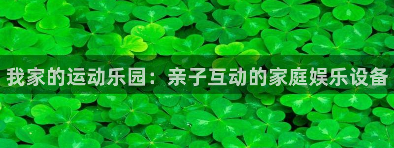 南宫大舞台官网下载是干嘛的公司：我家的运动乐园：亲子互动的家