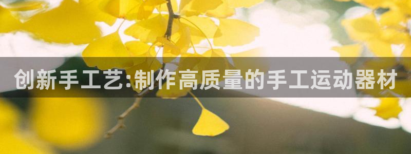 南宫大舞台官网下载：创新手工艺:制作高质量的手工运动器材