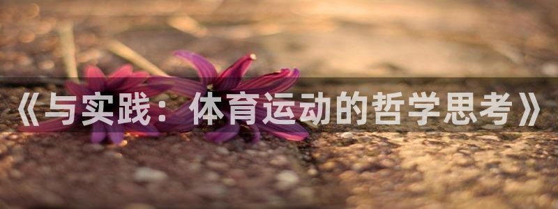 三亿体育网页版：《与实践：体育运动的哲学思考》